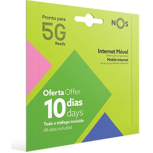 Pack Cartão NOS Kanguru Livre XL 2023 5G+ 10 Dias For Sale