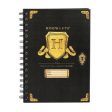 Caderno A5 Espiral Harry Potter: Hogwarts Shield - Blue Sky Fashion