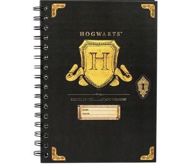 Caderno A5 Espiral Harry Potter: Hogwarts Shield - Blue Sky Fashion