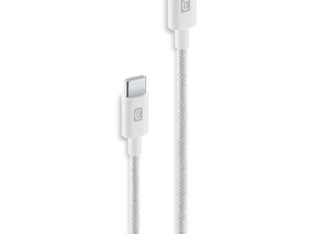 Cabo Entrançado USB-C Cellular Line Power 2.5m - Branco Cheap