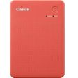 Impressora Fotográfica Portátil Canon SELPHY Square QX20 - Vermelho Terracotta on Sale