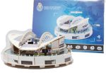 Puzzle 3D em Madeira: Estádio do Dragão com Luz Incluída - Kit Constrói Discount