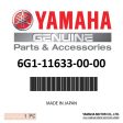 Yamaha 6G1-11633-00-00 - Pin,piston For Sale